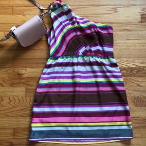 One shoulder, Stripe dress, Brand Lily Rose L